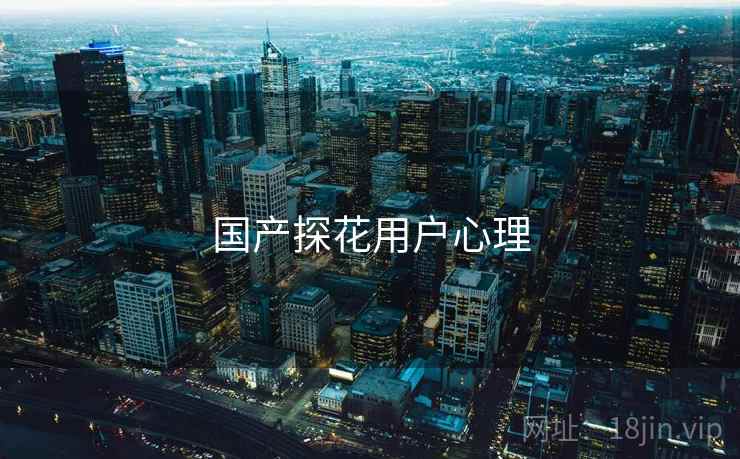 国产探花用户心理