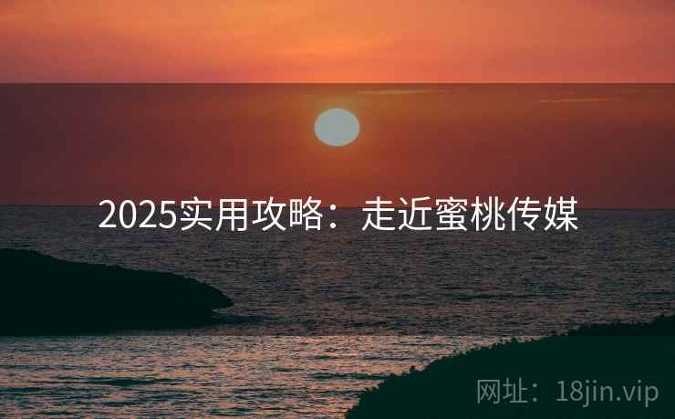 2025实用攻略：走近蜜桃传媒  第2张
