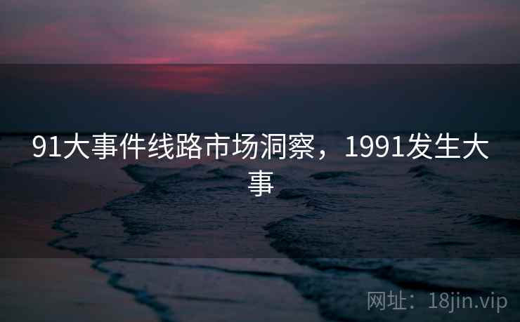 91大事件线路市场洞察，1991发生大事  第1张