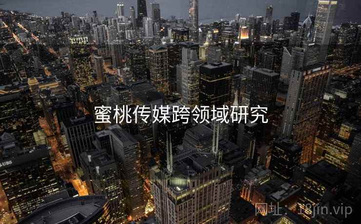 蜜桃传媒跨领域研究  第1张