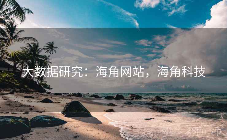 大数据研究：海角网站，海角科技  第1张