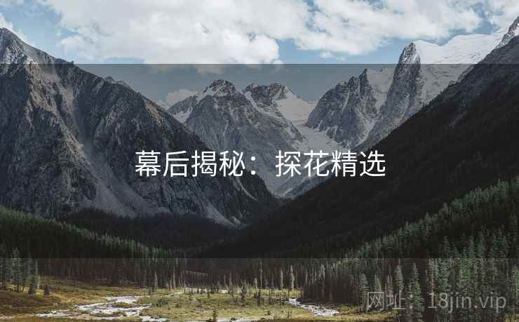 幕后揭秘：探花精选  第1张
