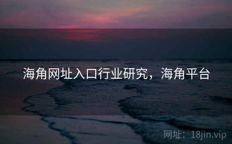 海角网址入口行业研究，海角平台  第1张