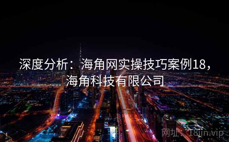 深度分析：海角网实操技巧案例18，海角科技有限公司  第1张